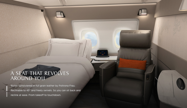 Singapore Airlines’ new Airbus A380 cabin product is introduced on the ...